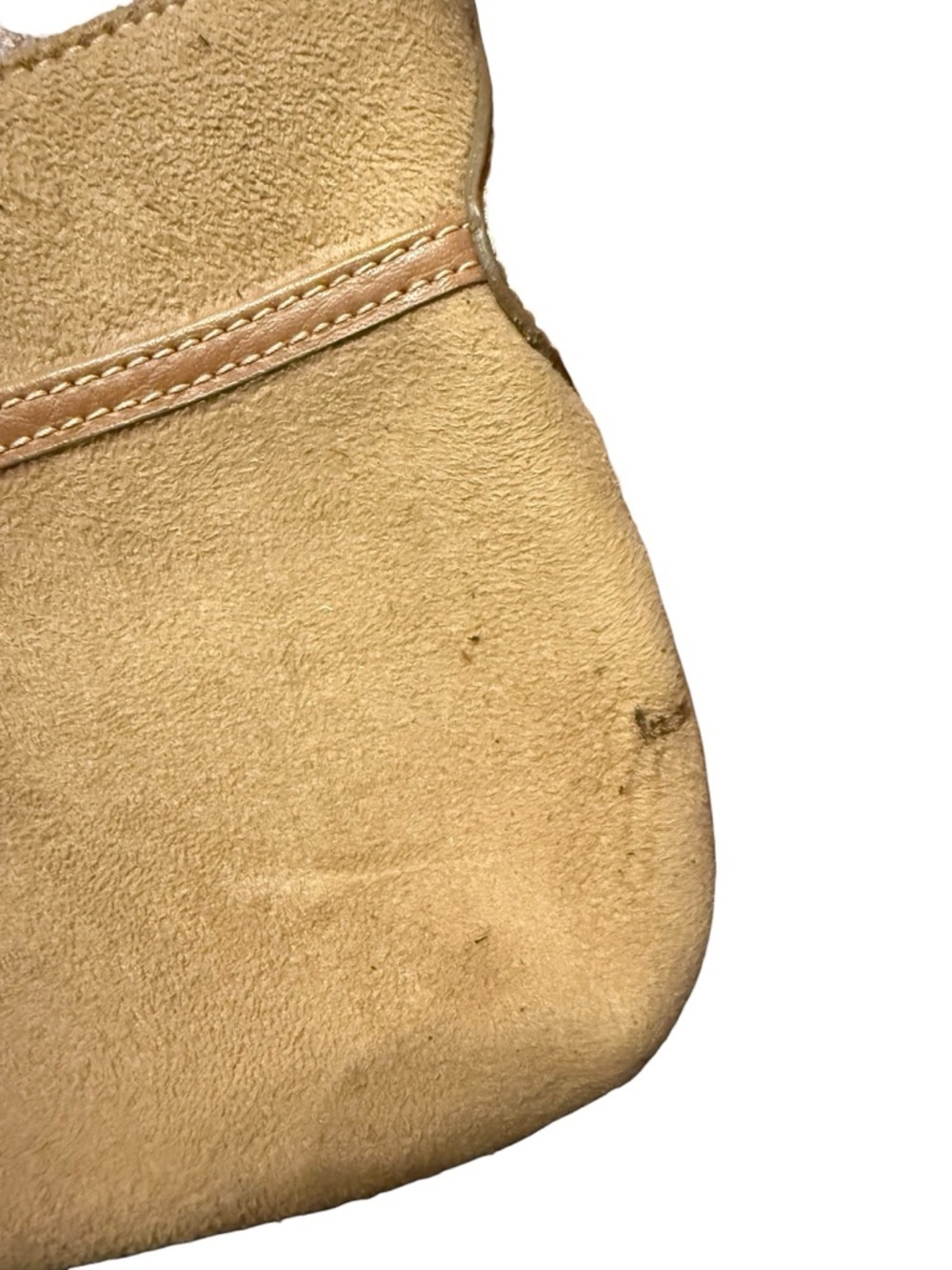 Vintage kate spade brown Suede Shoulder Bag - Picture 3 of 6